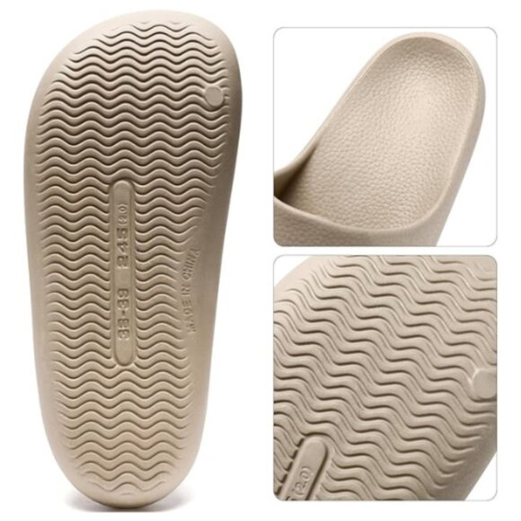 Unisex Slides Women / Men Quick Drying Shower Slippers, Waterproof Cloud Slide - Picture 4 of 6